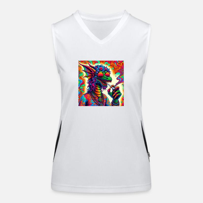 dragon hippie Débardeur respirant contrasté Femme