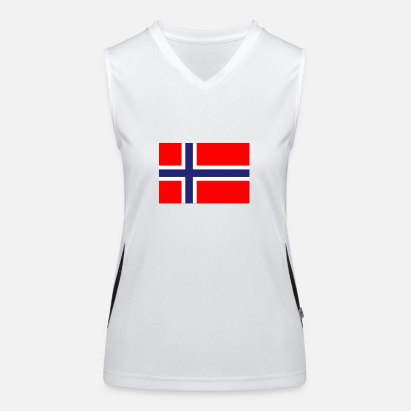 norway(m) Funktionelles Kontrast-Tank Top für Frauen