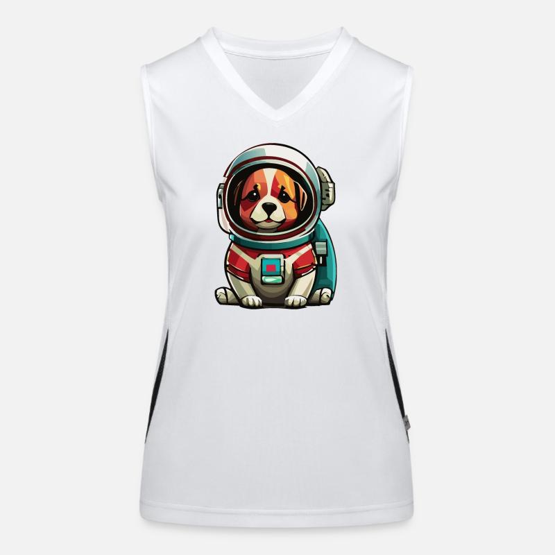 Astro Dog Women's Functional Contrast Tank Top
