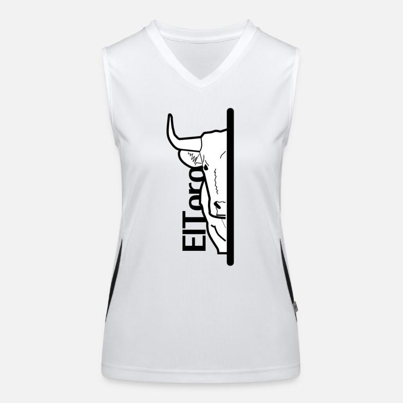 taureau caché Débardeur respirant contrasté Femme