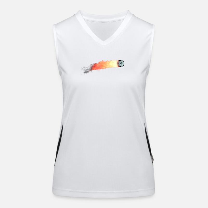 Flame Ball Sprint Women's Functional Contrast Tank Top