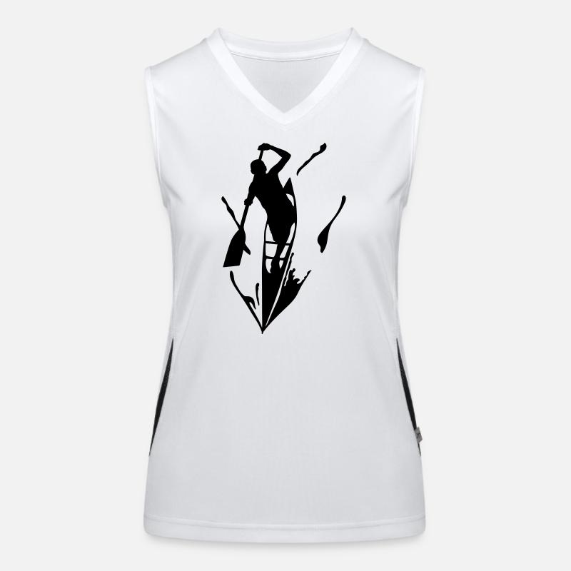 Kanu Funktionelles Kontrast-Tank Top für Frauen