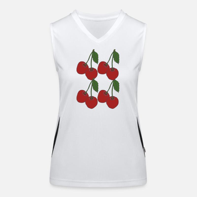 Cherries 4-fold Women's Functional Contrast Tank Top