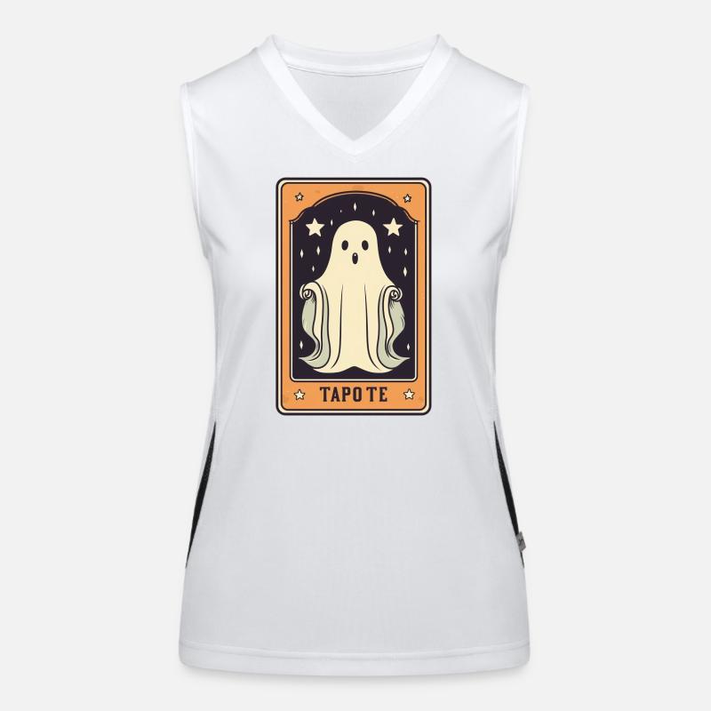 Tarot Geist Karte Funktionelles Kontrast-Tank Top für Frauen