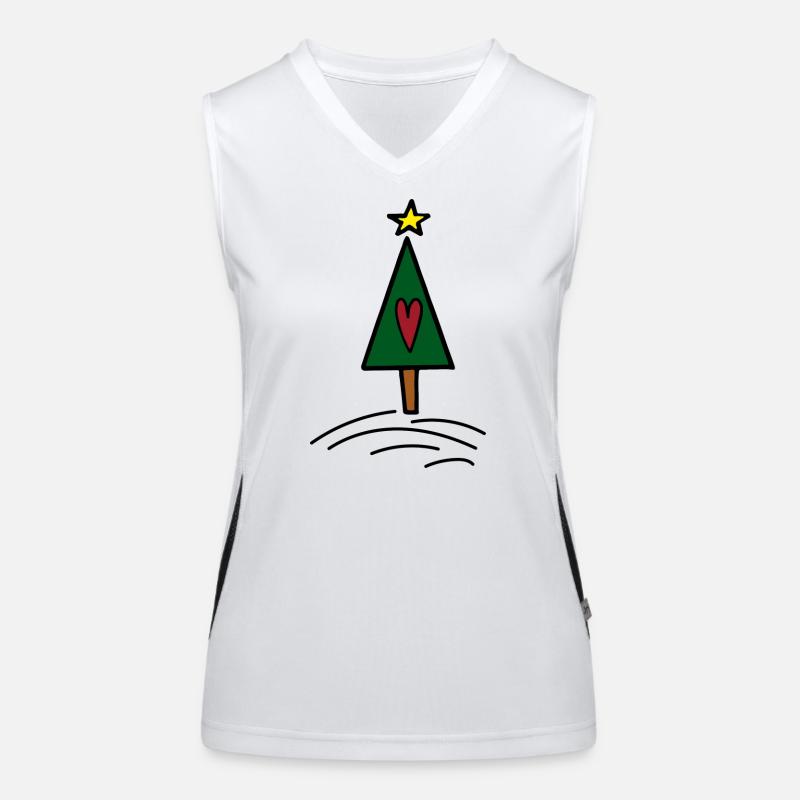 Lustiges Design zu Weihnachten Funktionelles Kontrast-Tank Top für Frauen