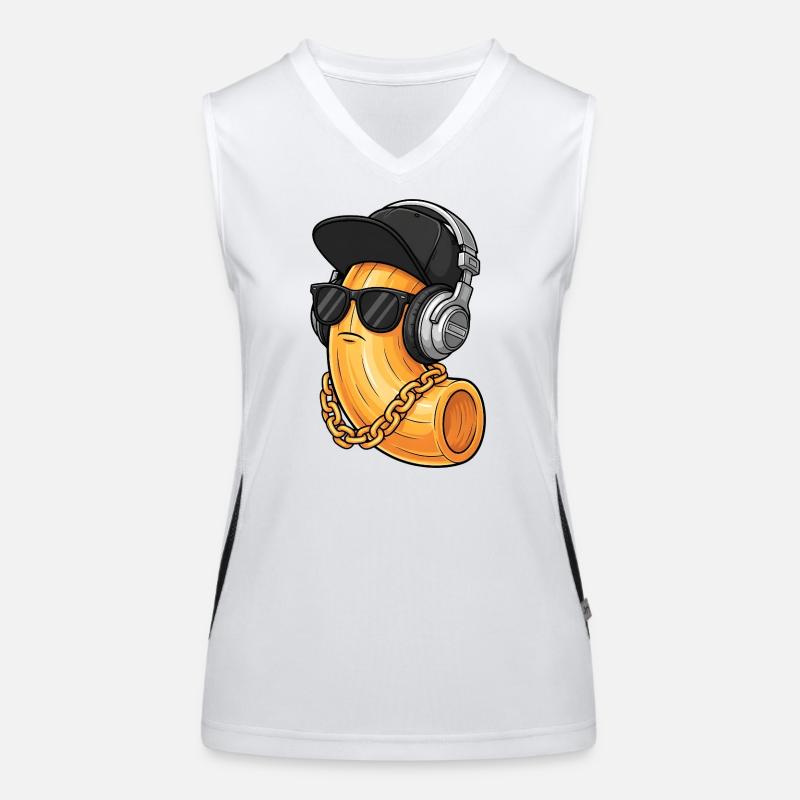 Mac N Cheese Funktionelles Kontrast-Tank Top für Frauen