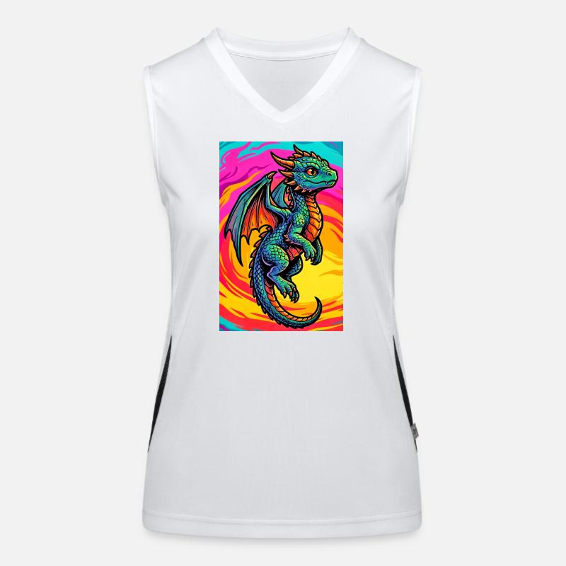dragon Débardeur respirant contrasté Femme