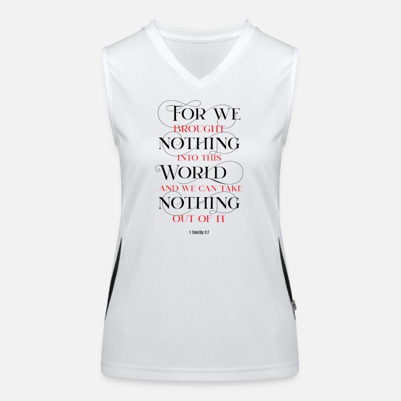 Take Nothing Funktionelles Kontrast-Tank Top für Frauen