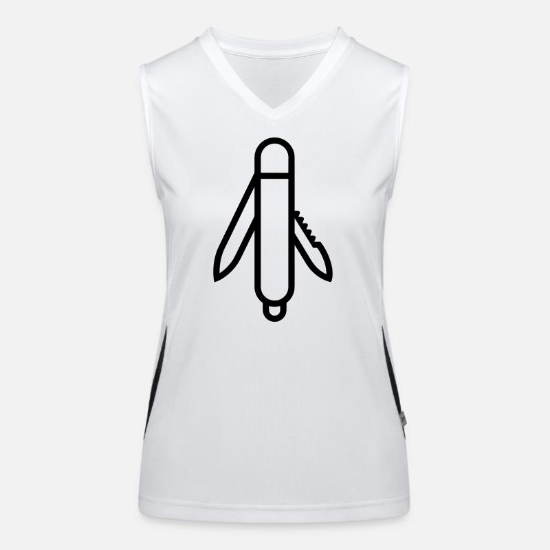 couteau Débardeur respirant contrasté Femme