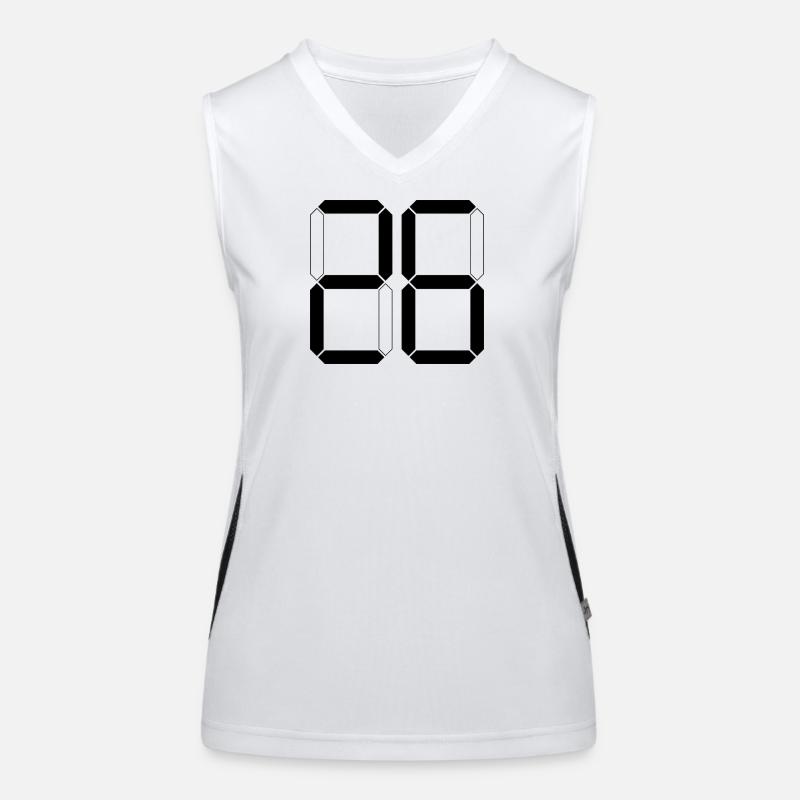 NUMMER 26 Sechsundzwanzig Geschenk Digital Funktionelles Kontrast-Tank Top für Frauen