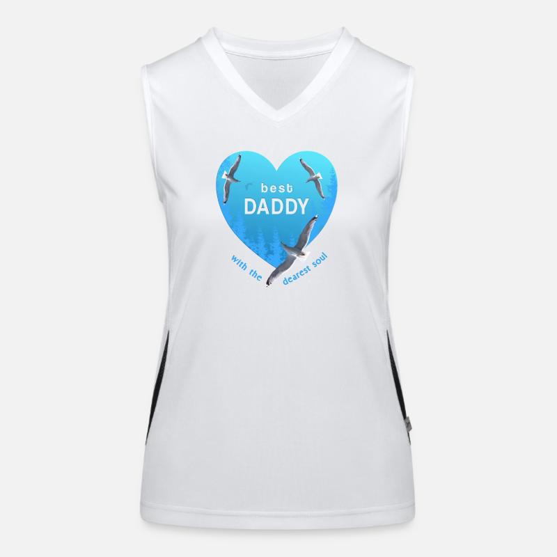 best daddy Funktionelles Kontrast-Tank Top für Frauen
