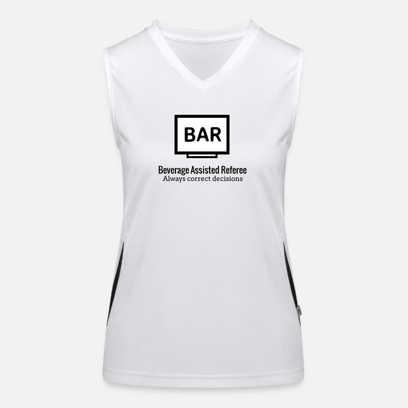 Beverage Assisted Referee Women's Functional Contrast Tank Top