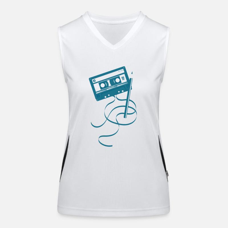 Compact Cassette Women's Functional Contrast Tank Top