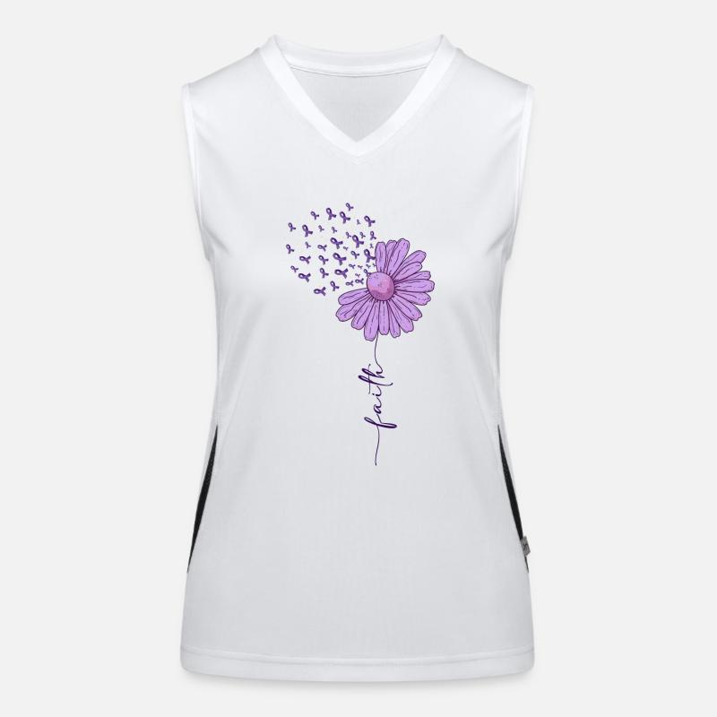 Alzheimer's Disease Brain Forgotten Forgetful Women's Functional Contrast Tank Top