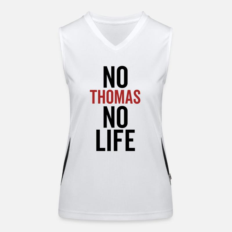 Pas de Thomas Pas de vie Débardeur respirant contrasté Femme