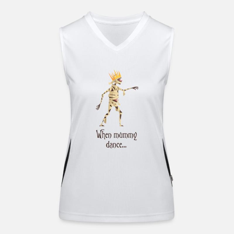 When mummy dance Women's Functional Contrast Tank Top