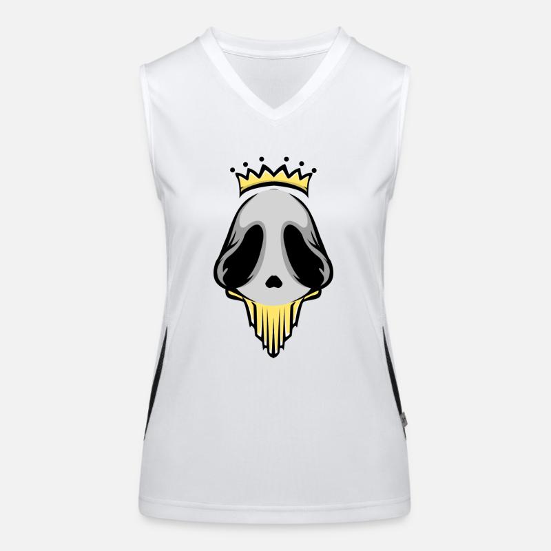 Logo du roi extraterrestre Débardeur respirant contrasté Femme