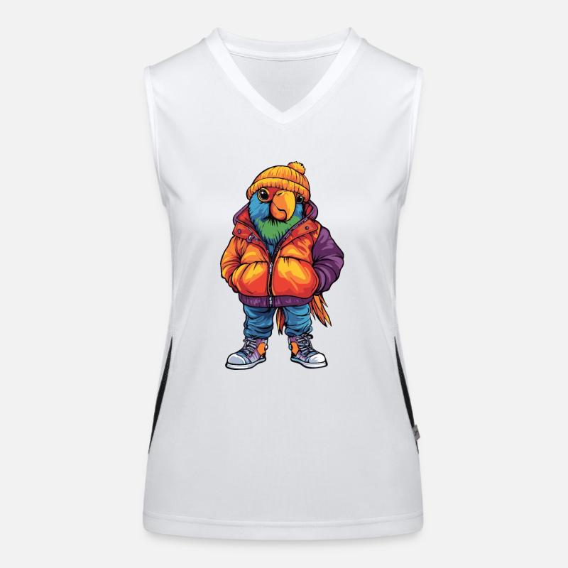 Papagai Mode Hiver Débardeur respirant contrasté Femme