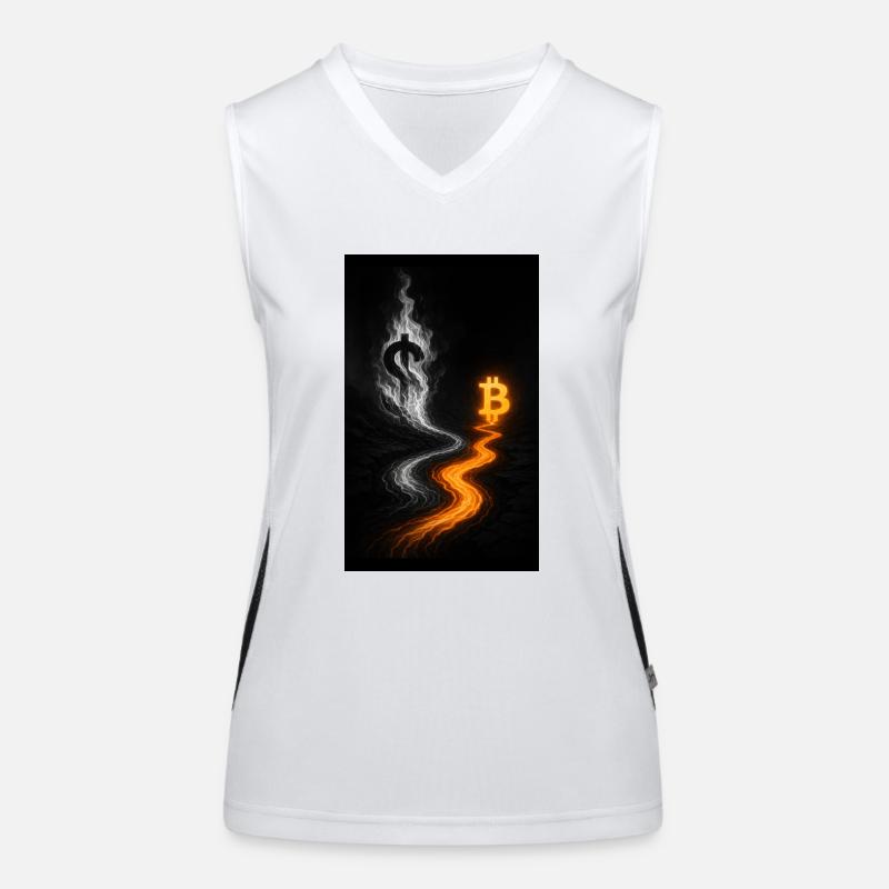 Bitcoin - Disruptive Women's Functional Contrast Tank Top