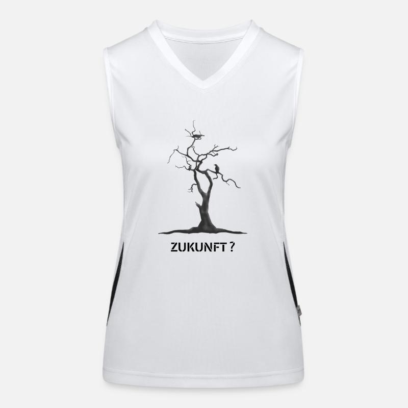 Zukunft Funktionelles Kontrast-Tank Top für Frauen