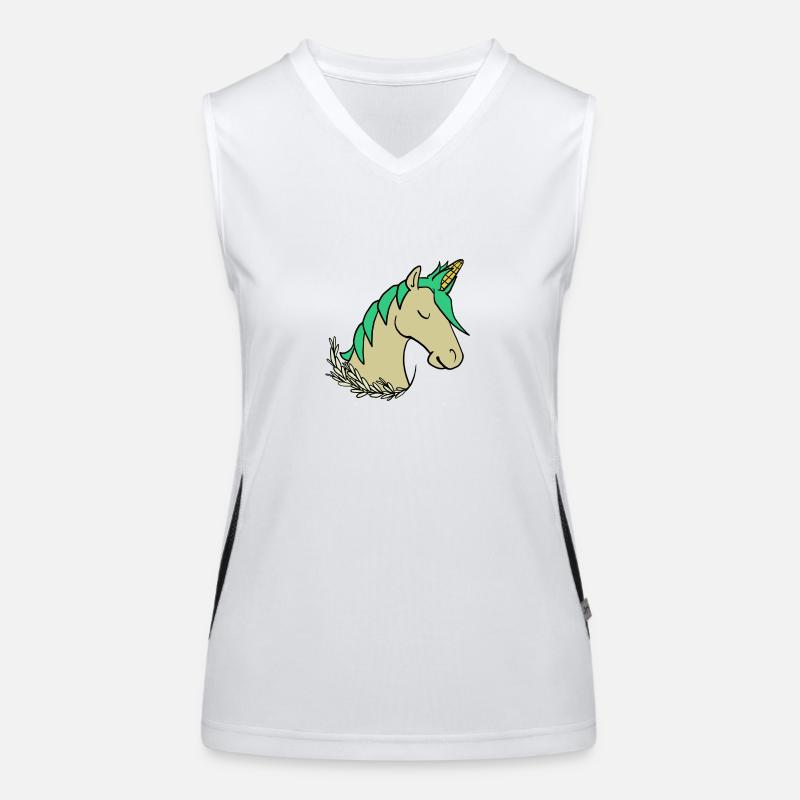 Uni-Corn Débardeur respirant contrasté Femme