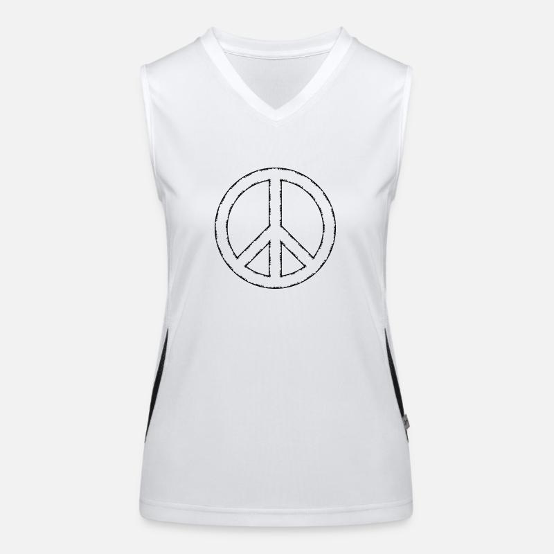 Peace Women's Functional Contrast Tank Top