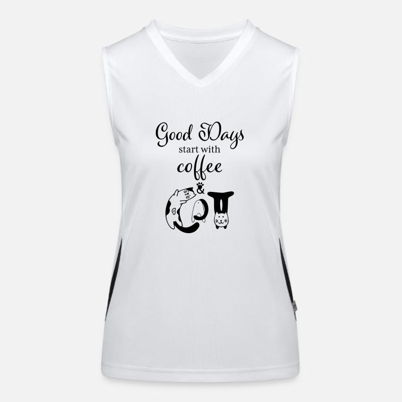 Cat Lover Funktionelles Kontrast-Tank Top für Frauen