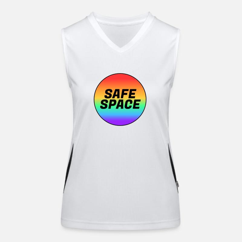 LGBTQ safe space Women's Functional Contrast Tank Top