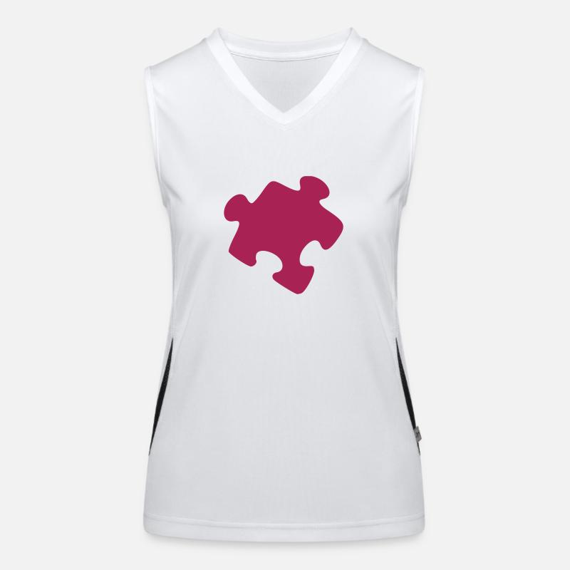 Puzzle Women's Functional Contrast Tank Top