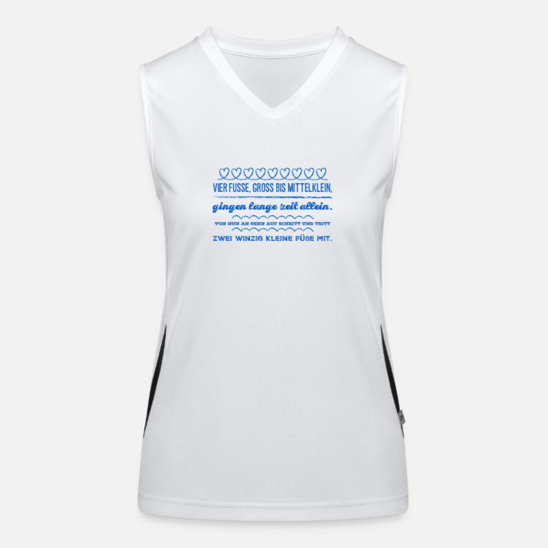 Geschenkidee Schwangerschaft Geburt Funktionelles Kontrast-Tank Top für Frauen
