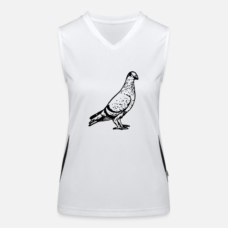 dove134 Women's Functional Contrast Tank Top