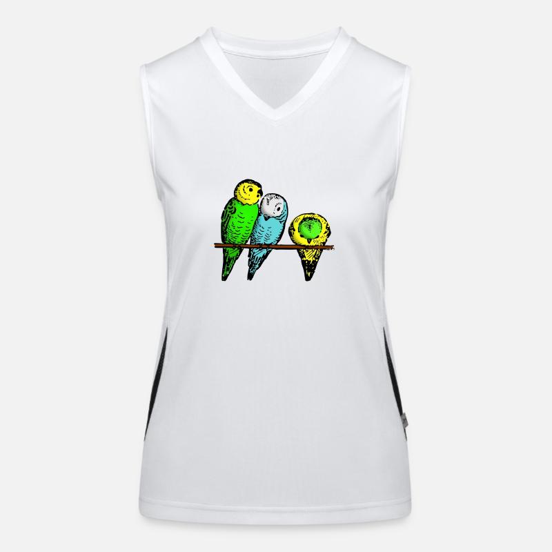 budgies Women's Functional Contrast Tank Top