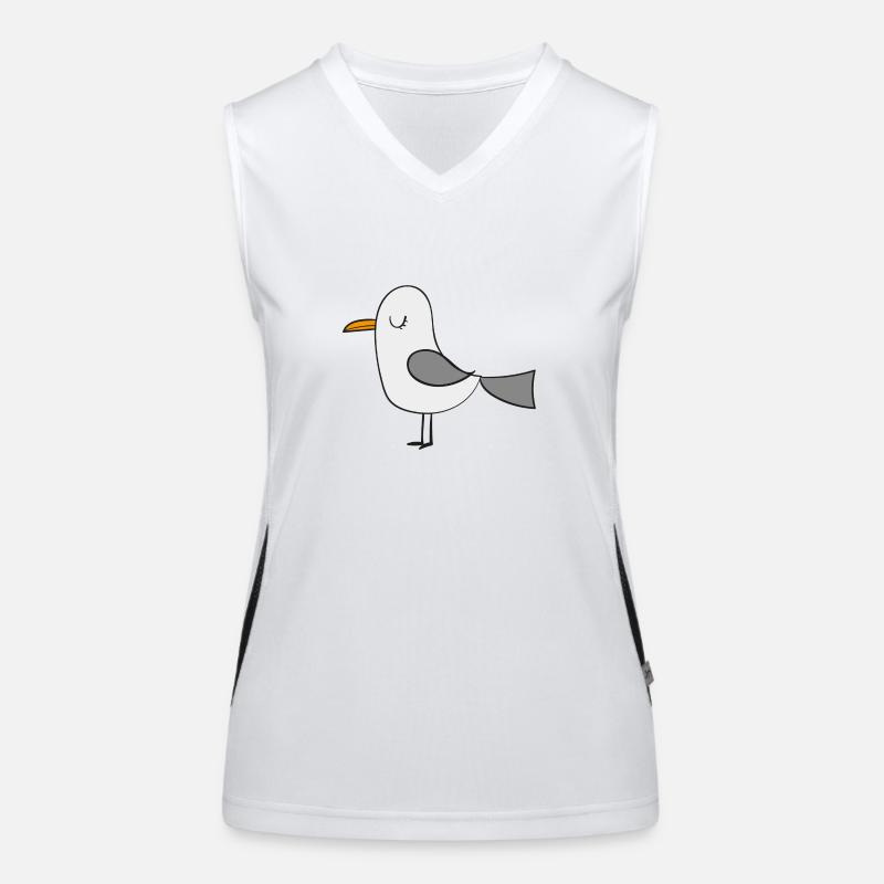 mouette Débardeur respirant contrasté Femme