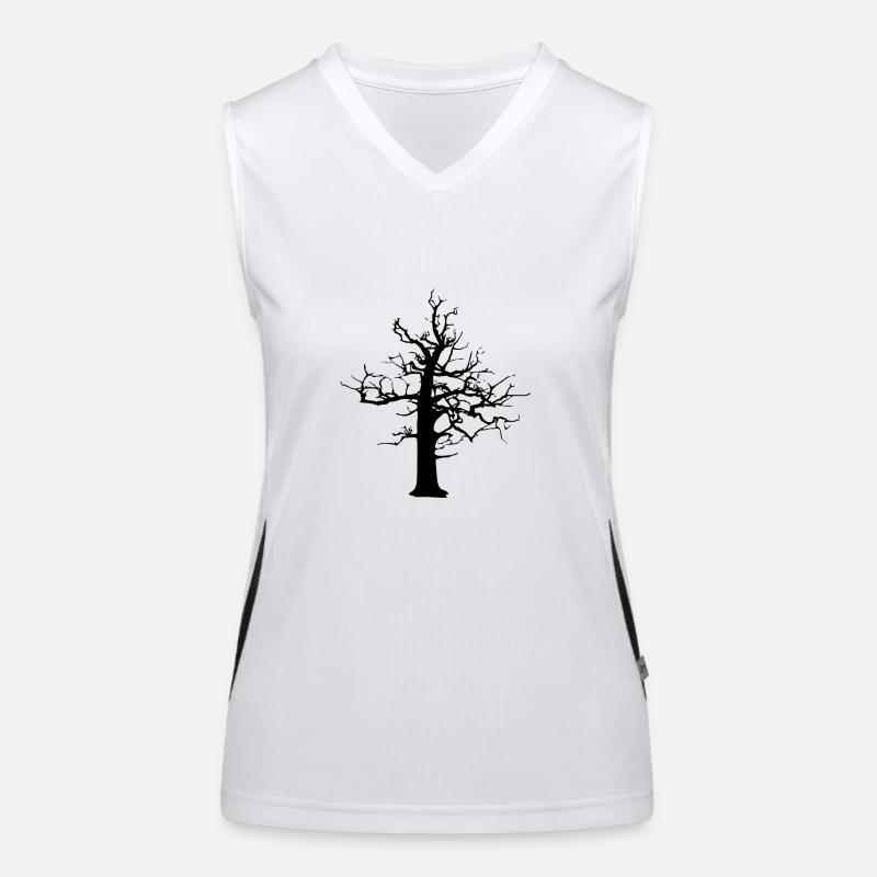 Wald-Rückfall Funktionelles Kontrast-Tank Top für Frauen