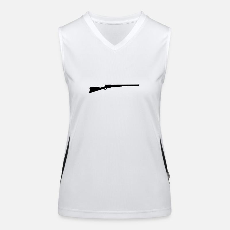 Schrotflinte Funktionelles Kontrast-Tank Top für Frauen