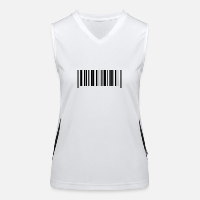 Barcode made in France Women's Functional Contrast Tank Top