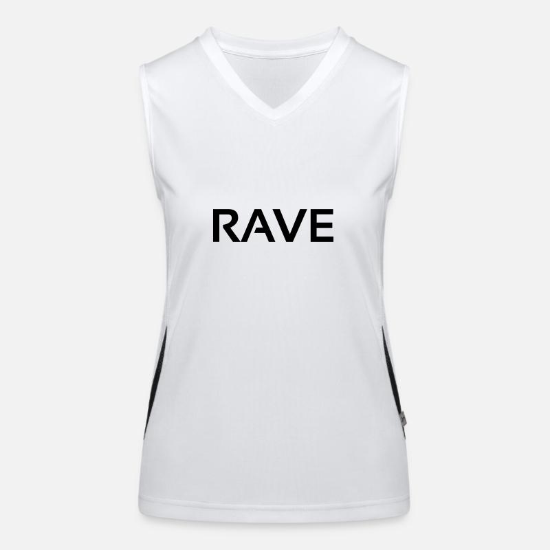rave Débardeur respirant contrasté Femme