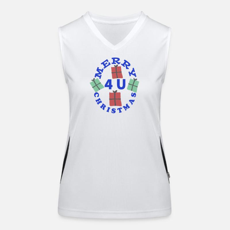 Lebendige Geschenke Weihnachtsdesign Funktionelles Kontrast-Tank Top für Frauen