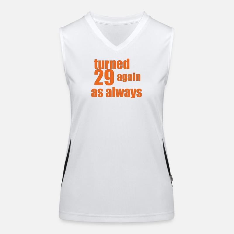 29 again 2 Funktionelles Kontrast-Tank Top für Frauen