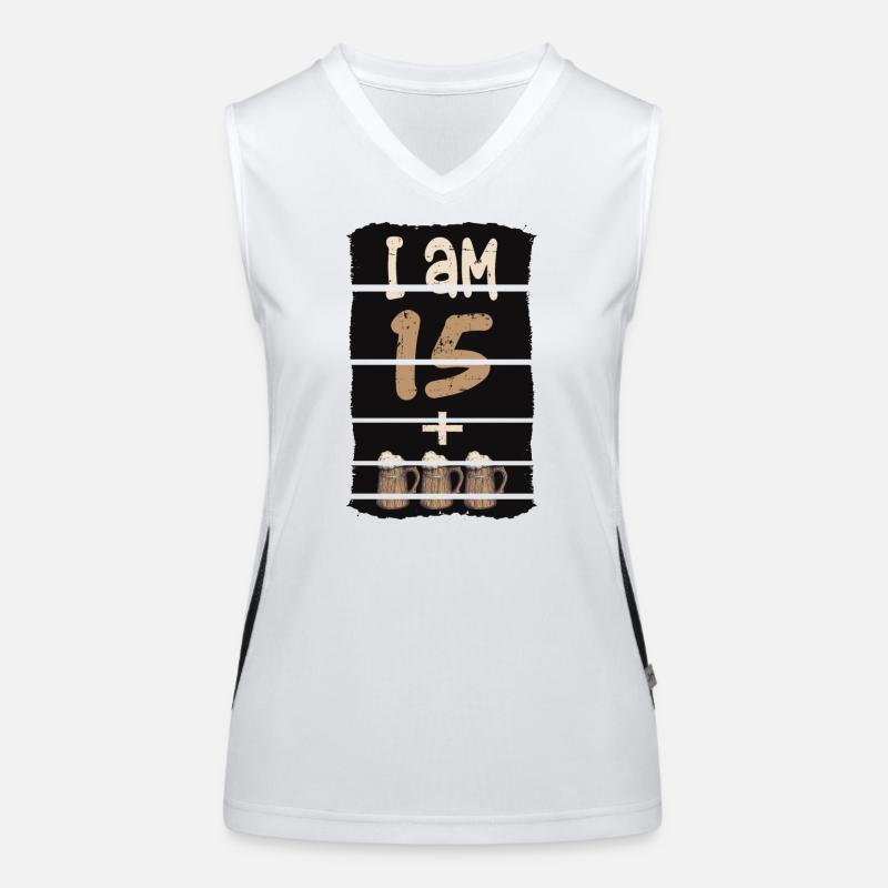 I am eighteen Women's Functional Contrast Tank Top