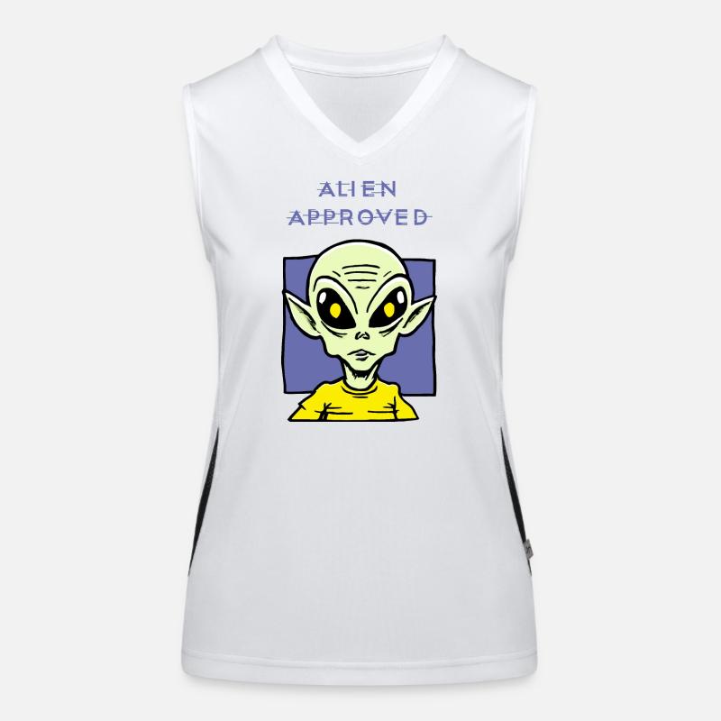 Conception Yellow Eye approuvée par Alien Débardeur respirant contrasté Femme