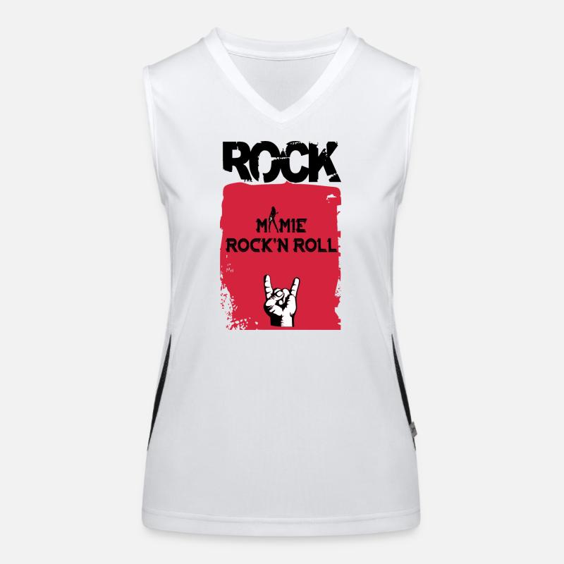 Mamie rock'n roll Débardeur respirant contrasté Femme