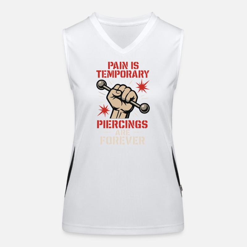 Piercing Addict Body Mod Enthusiast Funktionelles Kontrast-Tank Top für Frauen