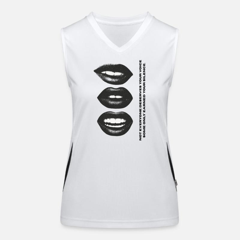 Lips - Voice Women's Functional Contrast Tank Top