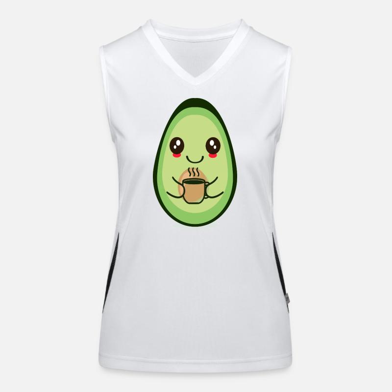 CAFÉ KAWAII AVOCAT Débardeur respirant contrasté Femme