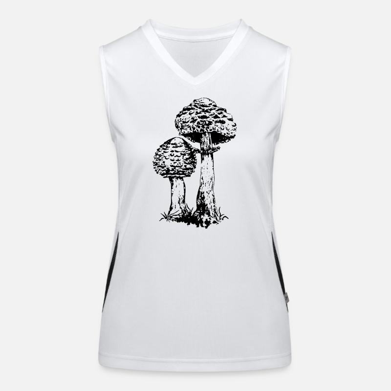 ACCUMULATEUR CHAMPIGNON Débardeur respirant contrasté Femme