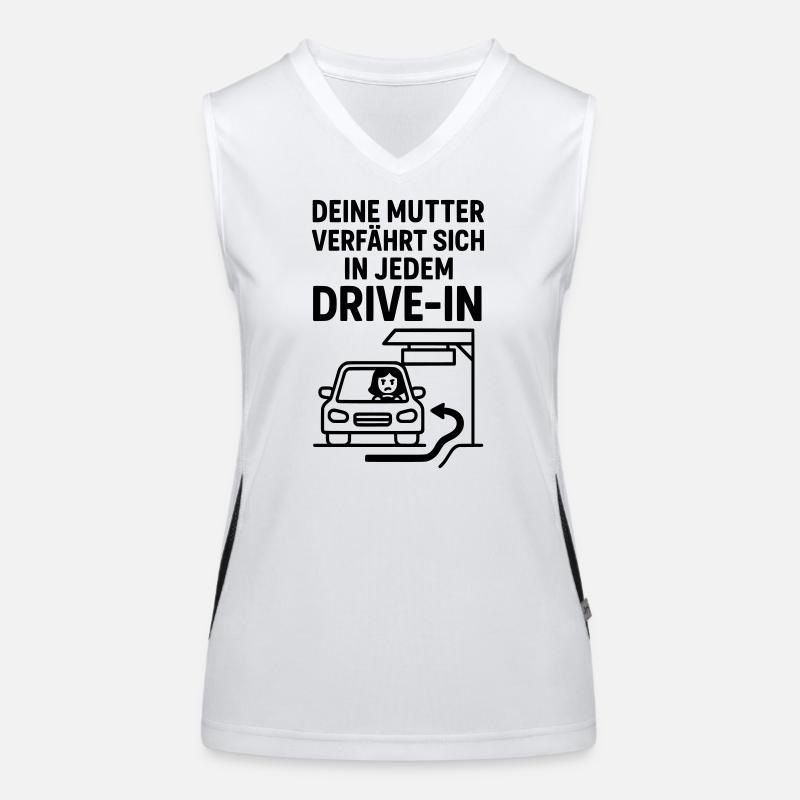 Votre Mudda Drive In Débardeur respirant contrasté Femme