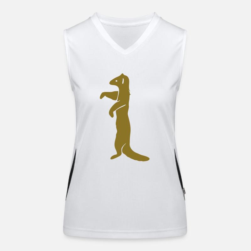 Wiesel Funktionelles Kontrast-Tank Top für Frauen