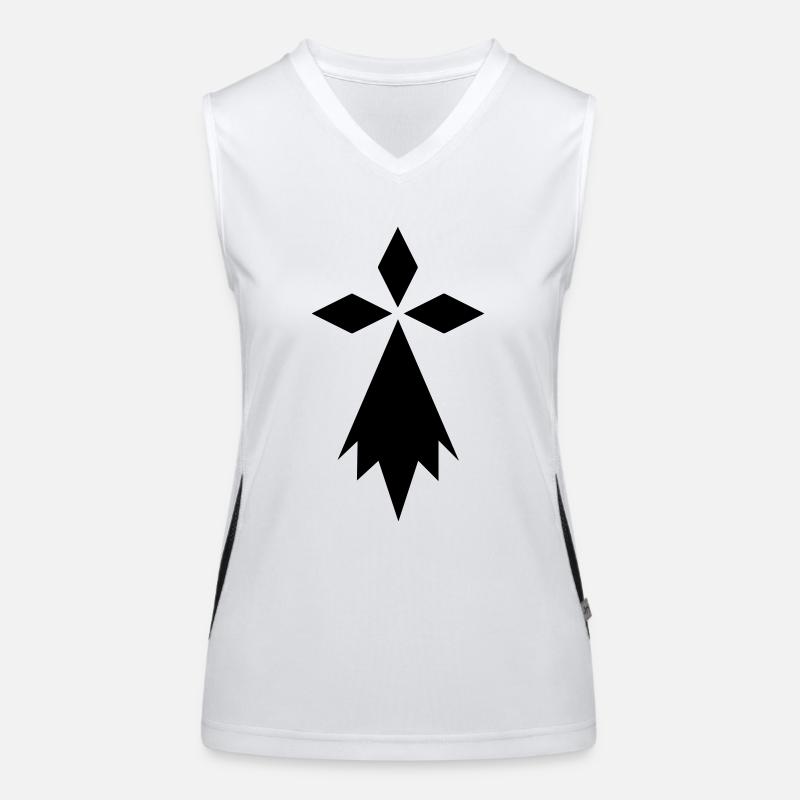 Hermine Britain flag Women's Functional Contrast Tank Top