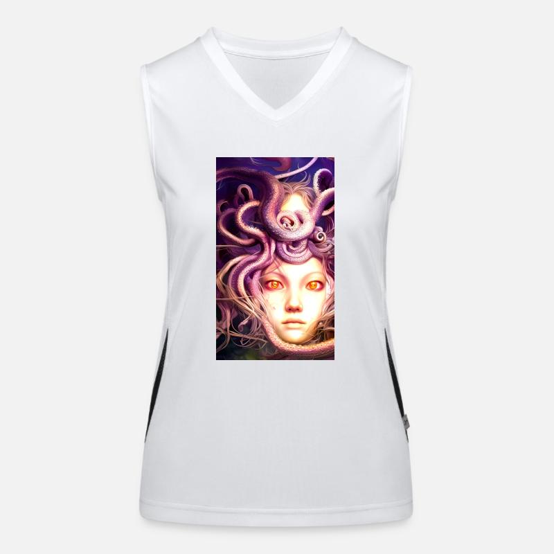 Parasit Cathulhu Funktionelles Kontrast-Tank Top für Frauen
